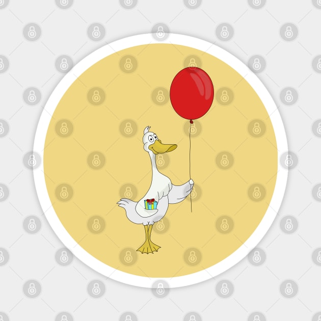 Happy Birthday Goose Magnet by DiegoCarvalho